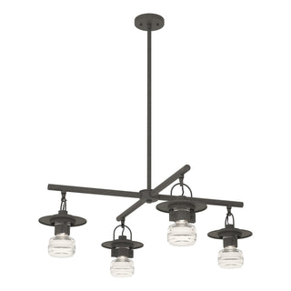 Hubbardton Forge - 364212-SKT-MULT-20-ZM0435 - Mason Outdoor 4-Light Pendant - Mason - Coastal Natural Iron