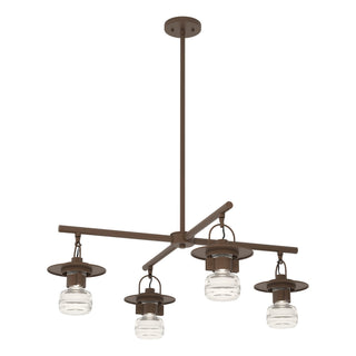 Hubbardton Forge - 364212-SKT-MULT-75-ZM0435 - Mason Outdoor 4-Light Pendant - Mason - Coastal Bronze