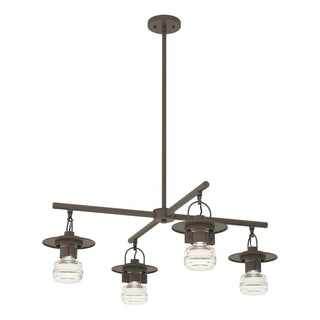 Hubbardton Forge - 364212-SKT-MULT-77-ZM0435 - Mason Outdoor 4-Light Pendant - Mason - Coastal Dark Smoke