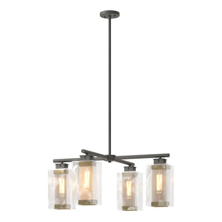 Hubbardton Forge - 364213-SKT-MULT-20-70-ZM0093 - Polaris Outdoor 4-Light Pendant - Polaris - Coastal Natural Iron