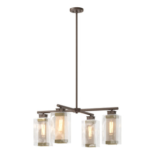 Hubbardton Forge - 364213-SKT-MULT-75-70-ZM0093 - Polaris Outdoor 4-Light Pendant - Polaris - Coastal Bronze