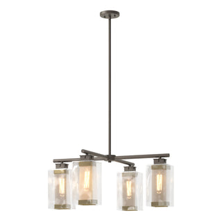 Hubbardton Forge - 364213-SKT-MULT-77-70-ZM0093 - Polaris Outdoor 4-Light Pendant - Polaris - Coastal Dark Smoke