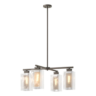 Hubbardton Forge - 364213-SKT-MULT-77-72-ZM0093 - Polaris Outdoor 4-Light Pendant - Polaris - Coastal Dark Smoke