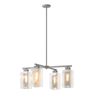 Hubbardton Forge - 364213-SKT-MULT-78-72-ZM0093 - Polaris Outdoor 4-Light Pendant - Polaris - Coastal Burnished Steel