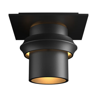 Hubbardton Forge - 364901-SKT-80 - Twilight Small Dark Sky Friendly Outdoor Semi-Flush - Twilight - Coastal Black