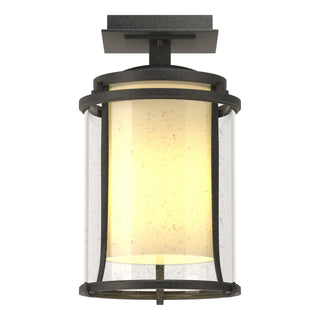 Hubbardton Forge - 365605-SKT-20-ZS0297 - Meridian Outdoor Semi-Flush - Meridian - Coastal Natural Iron