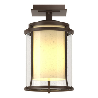 Hubbardton Forge - 365605-SKT-75-ZS0297 - Meridian Outdoor Semi-Flush - Meridian - Coastal Bronze