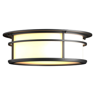 Hubbardton Forge - 365650-SKT-80-GG0218 - Province Outdoor Flush Mount - Province - Coastal Black