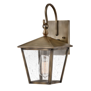 Huntersfield Medium Wall Mount Lantern in Burnished Bronze