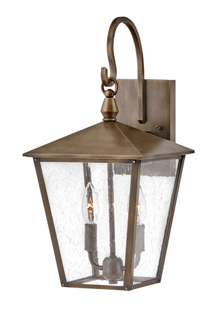 Huntersfield Medium Wall Mount Lantern in Burnished Bronze