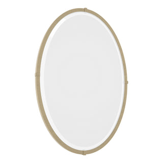 Hubbardton Forge - 710004-84 - Beveled Oval Mirror - Mirror - Soft Gold
