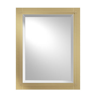 Hubbardton Forge - 710116-86 - Metra Beveled Mirror - Metra - Modern Brass