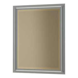 Hubbardton Forge - 714901-82 - Rook Beveled Mirror - Rook - Vintage Platinum