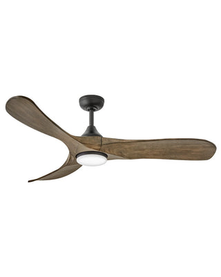 Hinkley - 903856FDB-LDD - 56"Ceiling Fan - Swell Illuminated - Matte Black