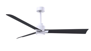 Matthews Fan Company - AKLK-MWH-BK-56 - 56" Ceiling Fan - Alessandra - LK - Matte White