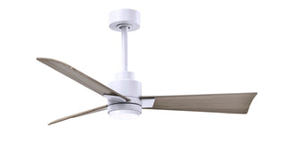 Matthews Fan Company - AKLK-MWH-GA-42 - 42" Ceiling Fan - Alessandra - LK - Matte White