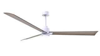 Matthews Fan Company - AKLK-MWH-GA-72 - 72" Ceiling Fan - Alessandra - LK - Matte White