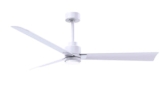 Matthews Fan Company - AKLK-MWH-MWH-56 - 56" Ceiling Fan - Alessandra - LK - Matte White
