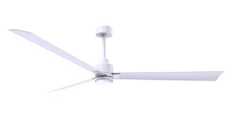 Matthews Fan Company - AKLK-MWH-MWH-72 - 72" Ceiling Fan - Alessandra - LK - Matte White