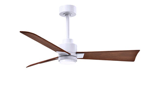 Matthews Fan Company - AKLK-MWH-WN-42 - 42" Ceiling Fan - Alessandra - LK - Matte White