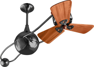 Matthews Fan Company - B2K-BKN-WD - 40" Ceiling Fan - Brisa 2000 - Black Nickel