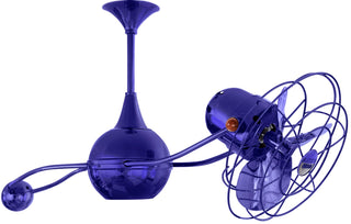 Matthews Fan Company - B2K-BLUE-MTL - 40" Ceiling Fan - Brisa 2000 - Safira