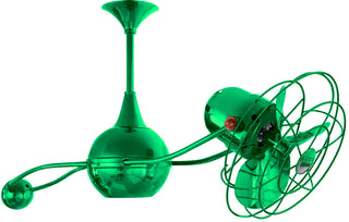 Matthews Fan Company - B2K-GREEN-MTL - 40" Ceiling Fan - Brisa 2000 - Esmeralda