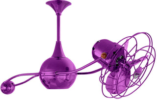 Matthews Fan Company - B2K-LTPURPLE-MTL - 40" Ceiling Fan - Brisa 2000 - Ametista
