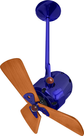 Matthews Fan Company - BD-BLUE-WD - 16" Ceiling Fan - Bianca Direcional - Safira
