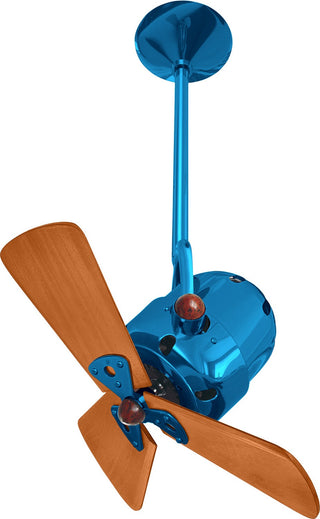 Matthews Fan Company - BD-LTBLUE-WD - 16" Ceiling Fan - Bianca Direcional - Agua Marinha