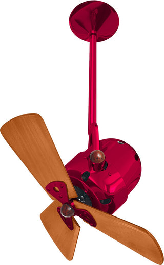 Matthews Fan Company - BD-RED-WD - 16" Ceiling Fan - Bianca Direcional - Rubi