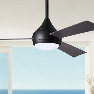 Donaire 52" Ceiling Fan in Matte Black