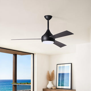 Donaire 52" Ceiling Fan in Matte Black
