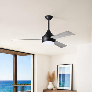 Donaire 52" Ceiling Fan in Matte Black
