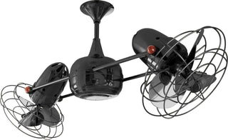 Matthews Fan Company - DD-BKN-MTL - Ceiling Fan - Duplo-Dinamico - Black Nickel