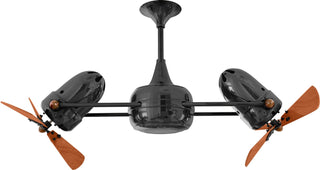 Matthews Fan Company - DD-BKN-WD - Ceiling Fan - Duplo-Dinamico - Black Nickel