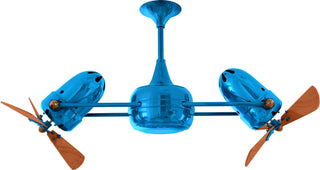 Matthews Fan Company - DD-LTBLUE-WD - Ceiling Fan - Duplo-Dinamico - Agua Marinha