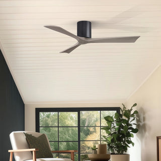 Irene-3H 52" Ceiling Fan in Matte Black