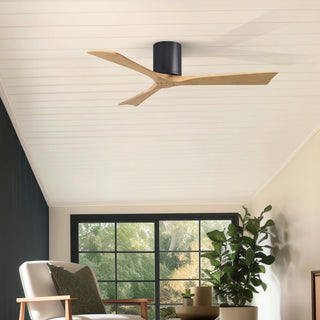 Irene-3H 52" Ceiling Fan in Matte Black