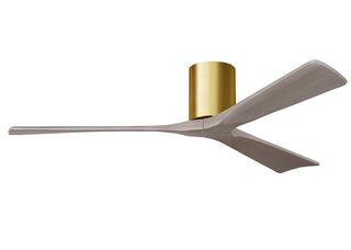 Matthews Fan Company - IR3H-BRBR-GA-60 - 60" Ceiling Fan - Irene-3H - Brushed Brass