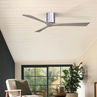 Irene-3H 60" Ceiling Fan in Polished Chrome