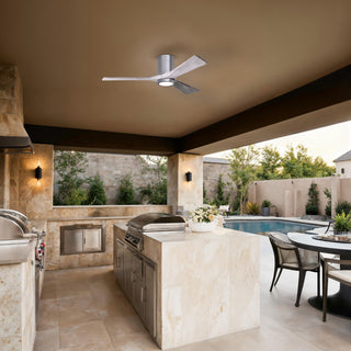 Irene-3HLK 52" Ceiling Fan in Brushed Pewter