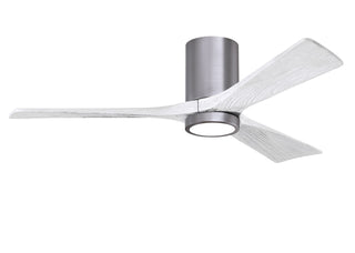 Matthews Fan Company - IR3HLK-BP-MWH-52 - 52" Ceiling Fan - Irene-3HLK - Brushed Pewter