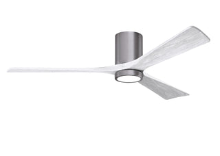 Matthews Fan Company - IR3HLK-BP-MWH-60 - 60" Ceiling Fan - Irene-3HLK - Brushed Pewter