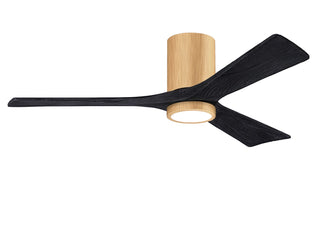 Matthews Fan Company - IR3HLK-LM-BK-52 - 52" Ceiling Fan - Irene-3HLK - Light Maple Tone