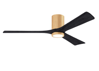 Matthews Fan Company - IR3HLK-LM-BK-60 - 60" Ceiling Fan - Irene-3HLK - Light Maple Tone