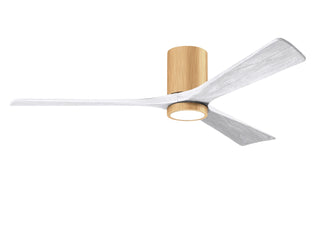 Matthews Fan Company - IR3HLK-LM-MWH-60 - 60" Ceiling Fan - Irene-3HLK - Light Maple Tone
