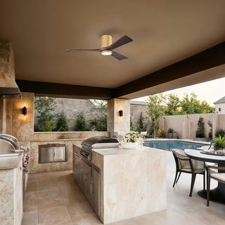 Irene-3HLK 52" Ceiling Fan in Light Maple Tone