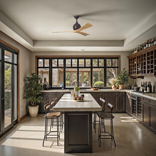 Irene-3 52" Ceiling Fan in Textured Bronze