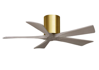Matthews Fan Company - IR5H-BRBR-GA-42 - 42" Ceiling Fan - Irene-5H - Brushed Brass